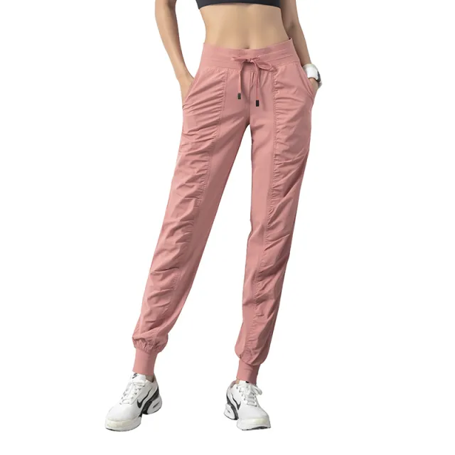 Quick drying pants harem pants Pink - Shop at LoveMi