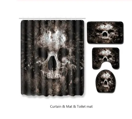 Thickened customized waterproof shower curtain 4Pcs Set - Shop at LoveMi