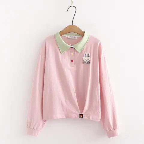 Irregular Long Sleeve T-shirt Women