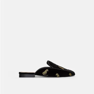 Lazy flat sandals - Black