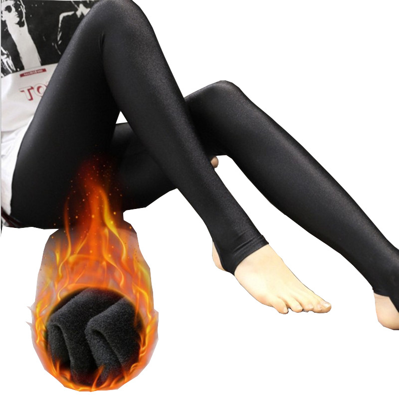 Qiulian stone plus velvet thickened outer leggings