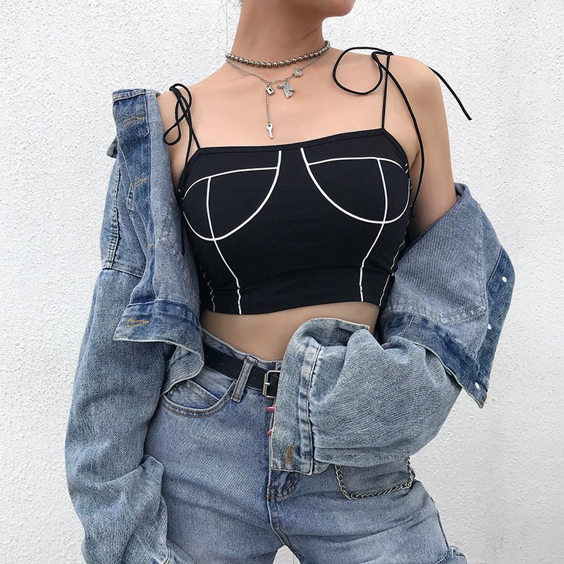Lace-up top