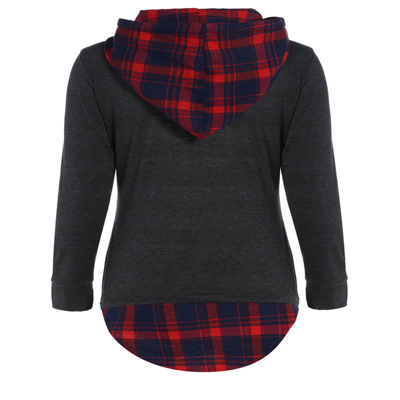 Plaid patchwork jacket