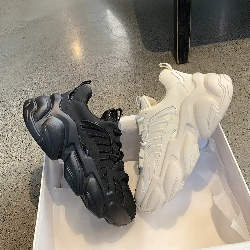 Heavy duty street shoes with thick soles