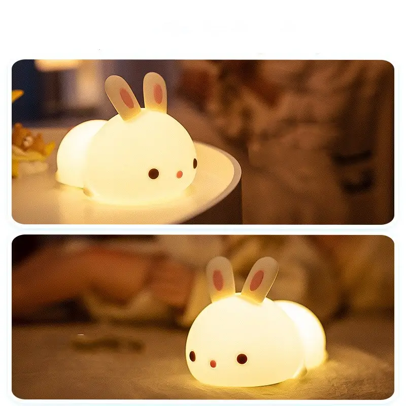 Colorful silicone night lights