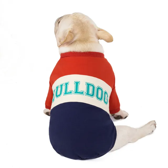 Pet color matching sweater Wine Red - Shop at LoveMi