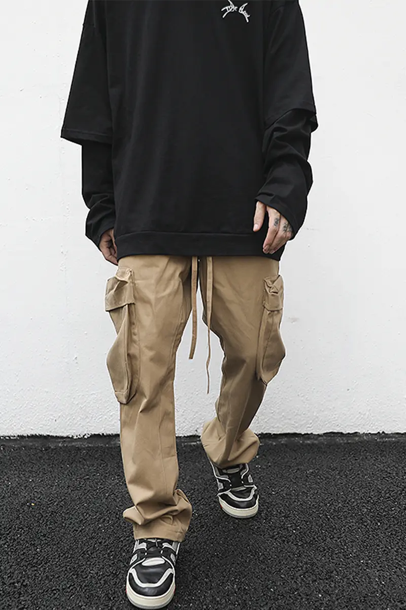 Drawcord Lax Cargo Pants