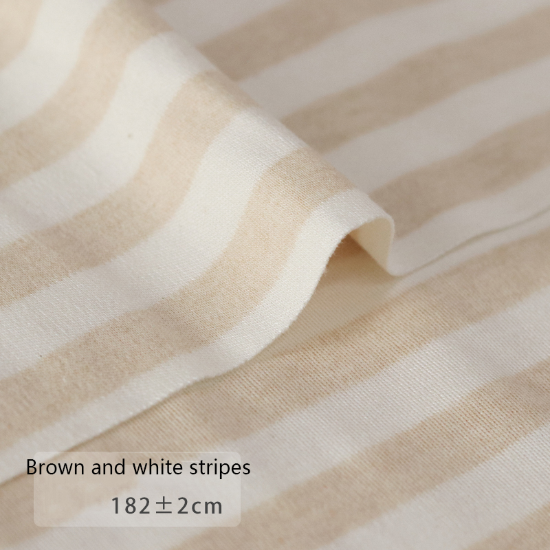 Brown white stripes