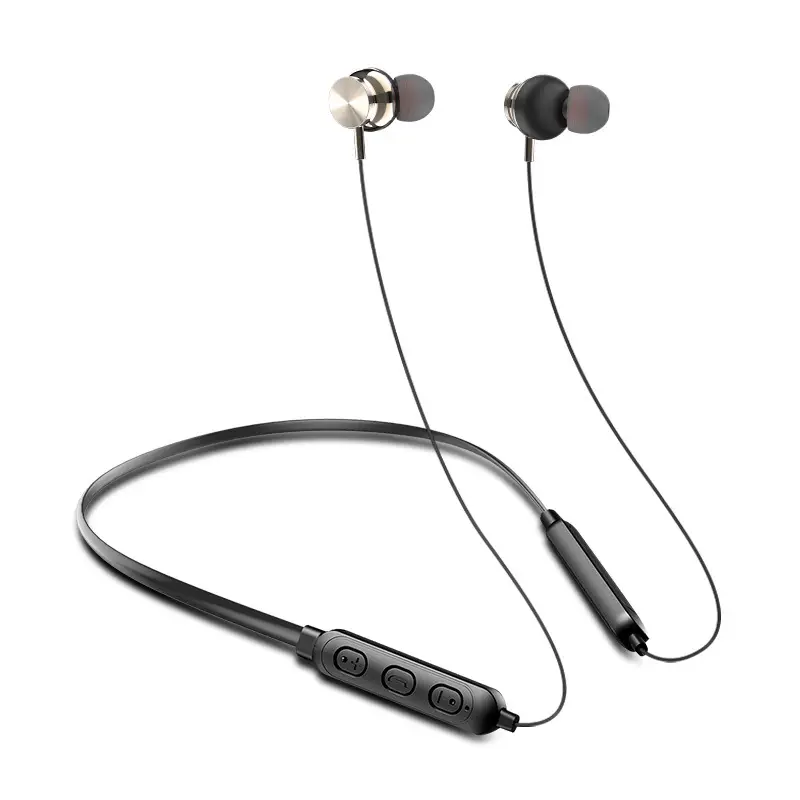 Neck magnetic wireless headset
