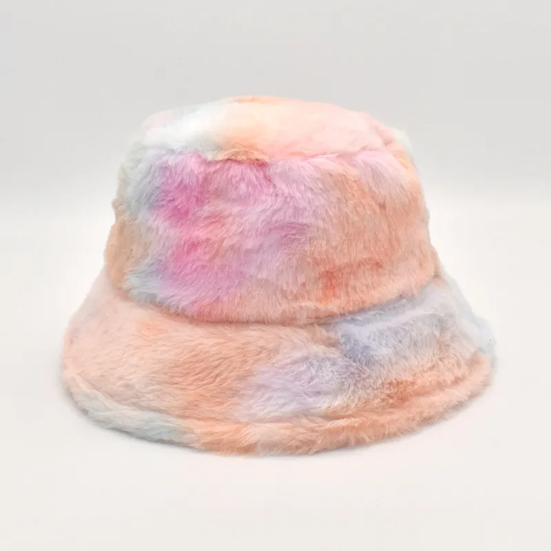 Rainbow fisherman hat - Orange Pink