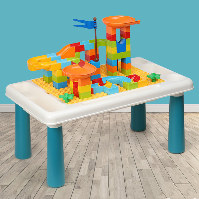 Table with blocks