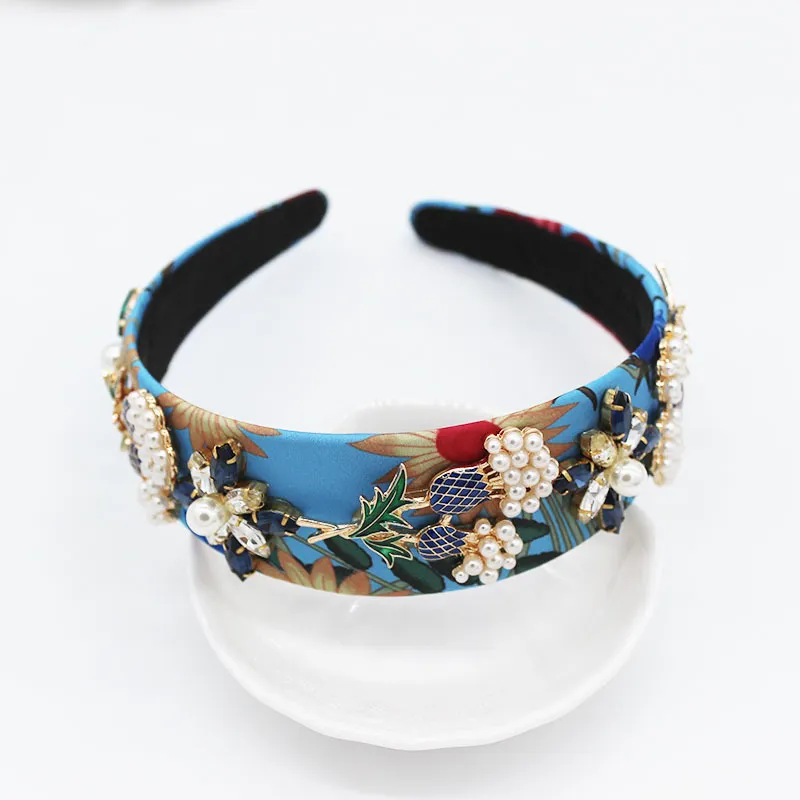 Baroque headband with stars and diamonds - 1Style