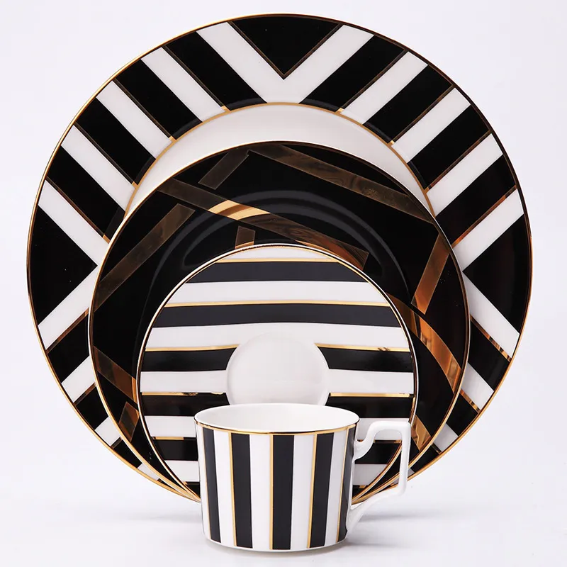 Restaurant steak plate pastry plate cutlery set - Four Piece Suit
