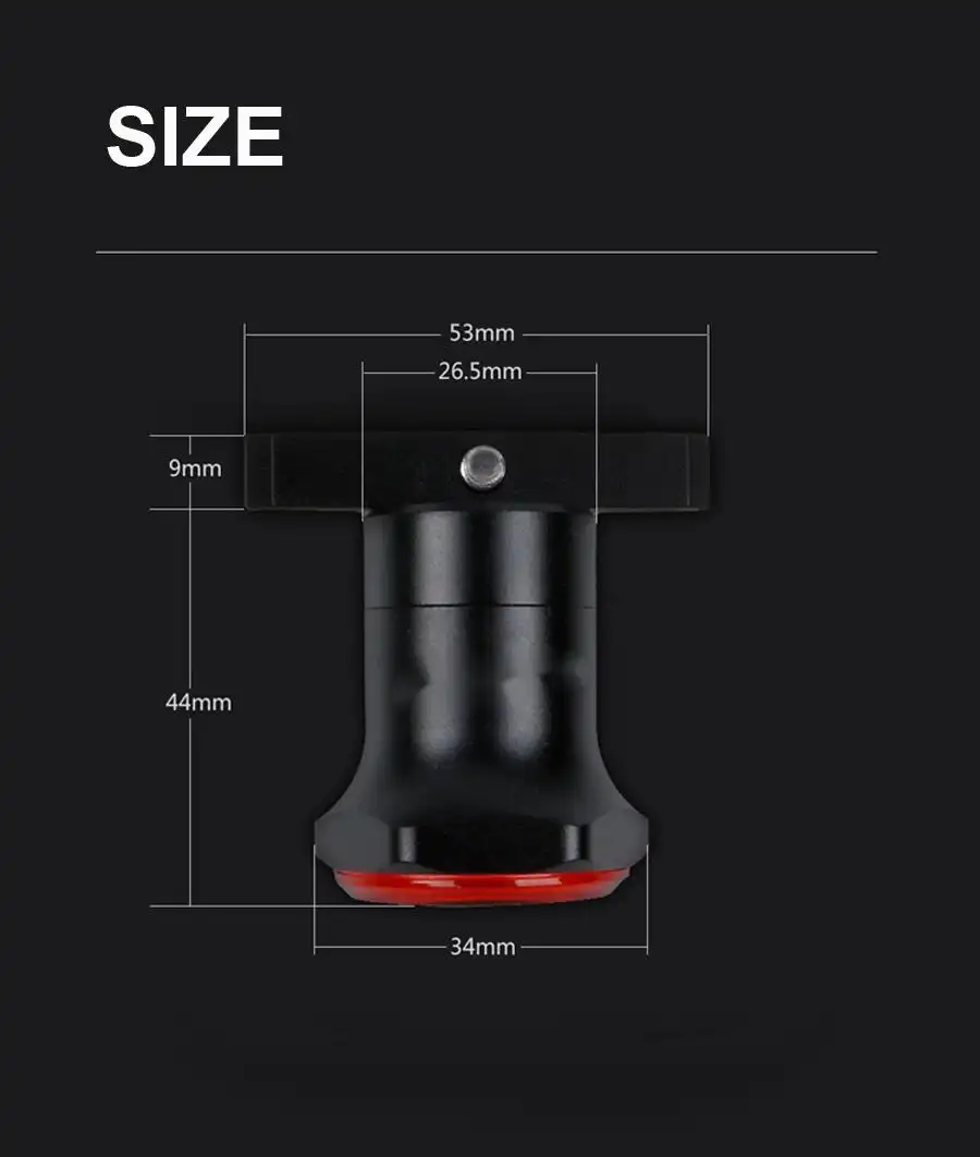 MOQ200PCS Personalized Bicycle night riding tail light