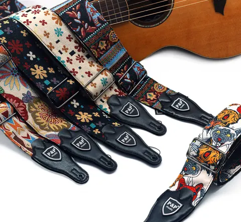 Guitar Bass Strap Embroidery Thickening and Widening
