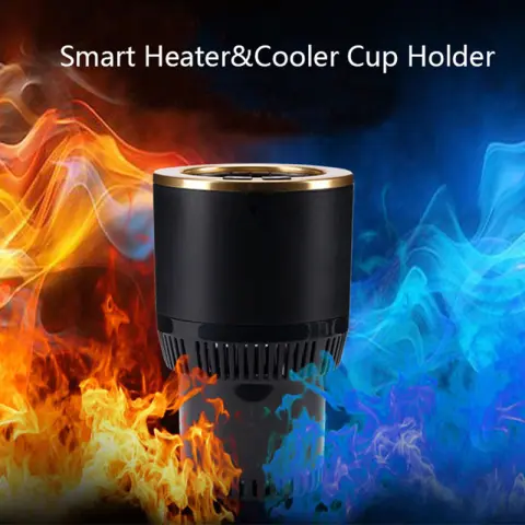 Car Heater & Cooler Cup Holder Cup Drink Portable