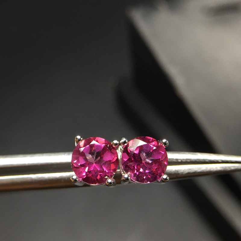 Natural Topaz Earrings