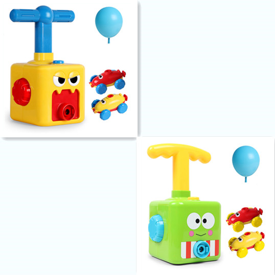 Power Balloon Launch Tower Toy Puzzle – A Yellow