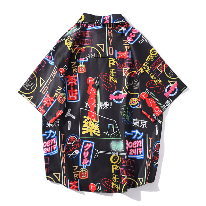 Casual letter print shirt