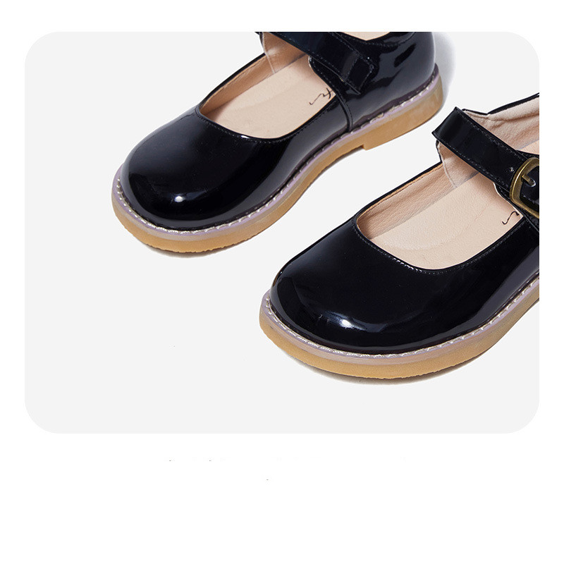 Girls leather shoes leather princess shoes