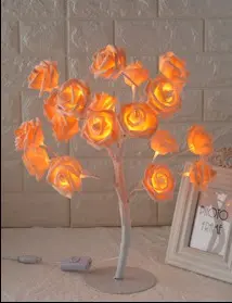 LED Tree Lamp Rose Small Modeling Table