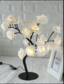 LED Tree Lamp Rose Small Modeling Table
