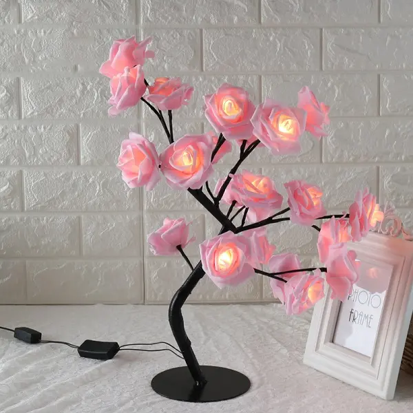 LED Tree Lamp Rose Small Modeling Table