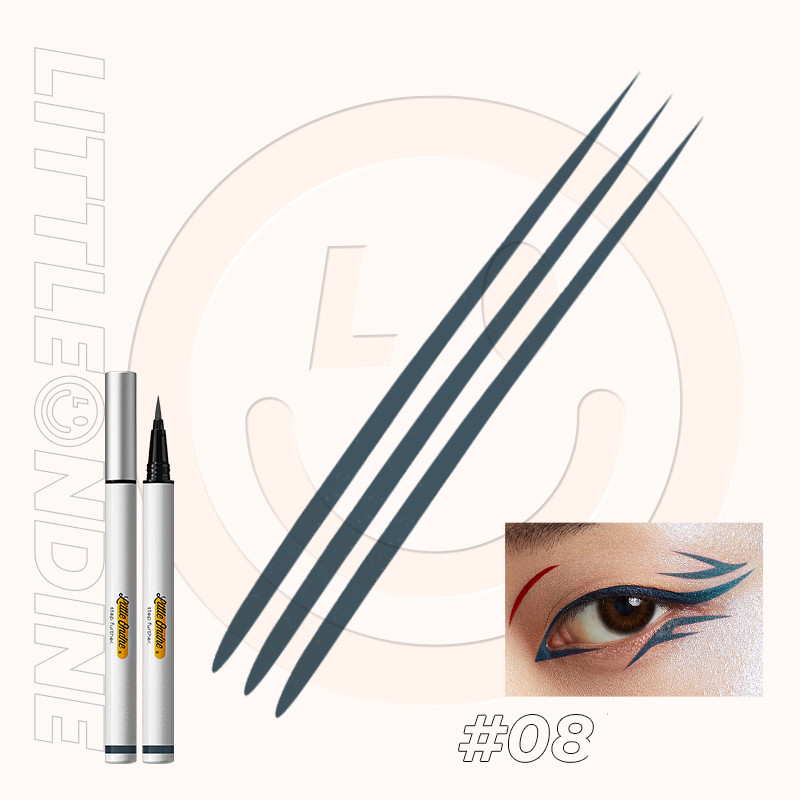Color waterproof eyeliner pen Ink Blue - Shop at LoveMi