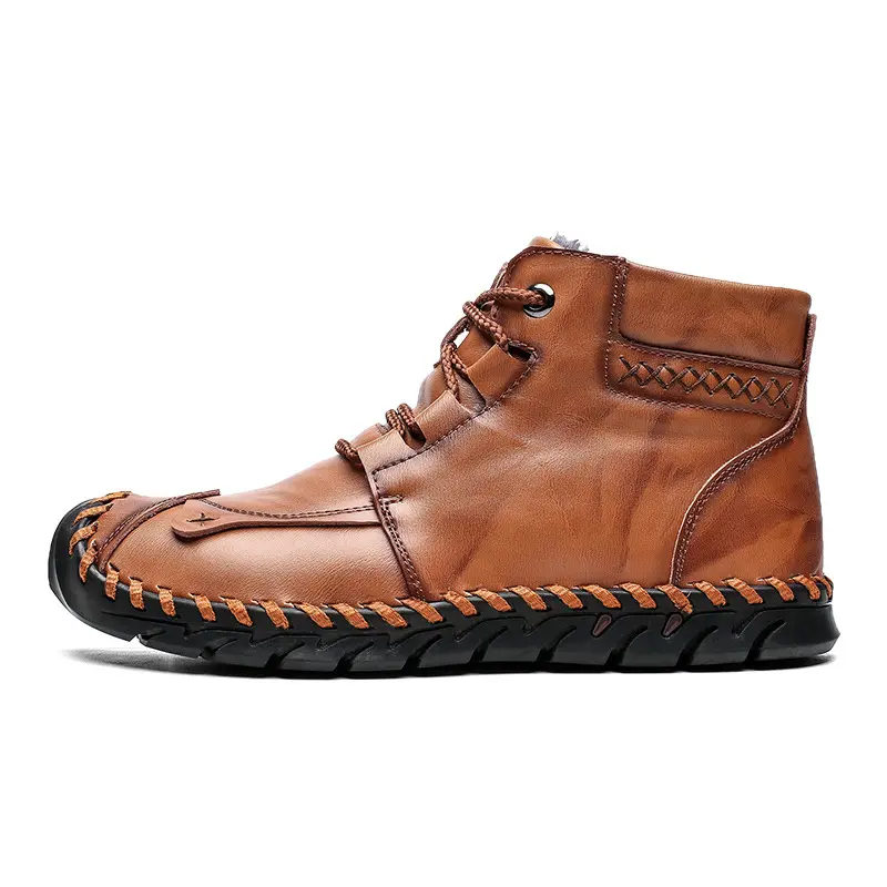 Leather shoes men casual