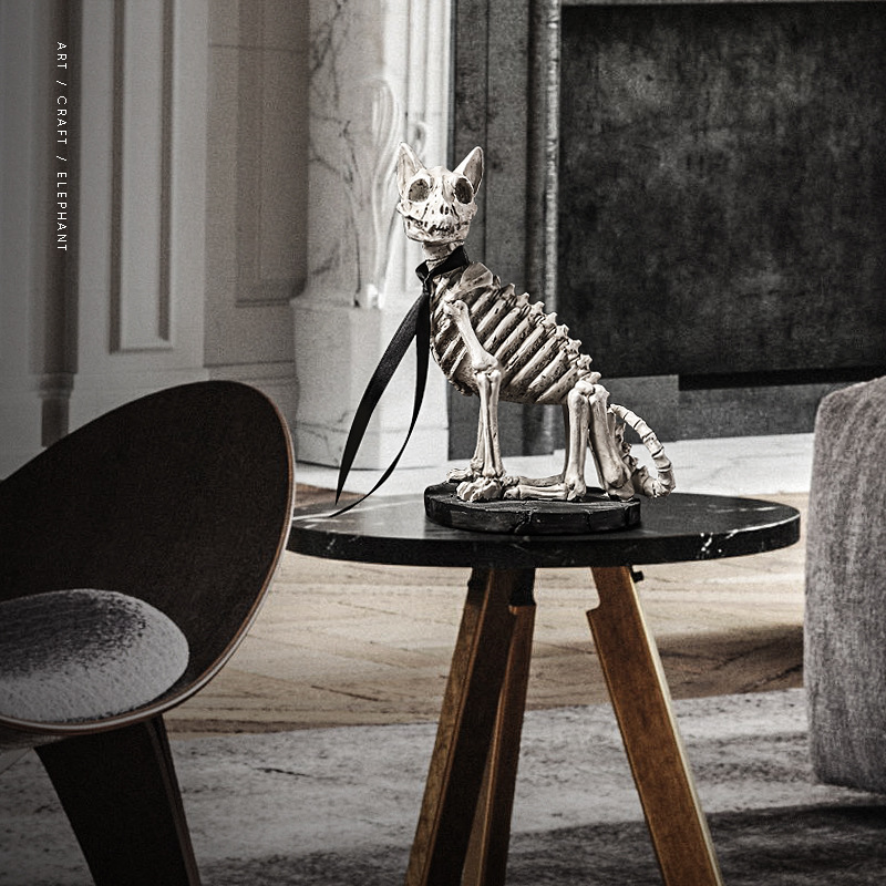 Skeleton dog dinosaur fossil ornaments