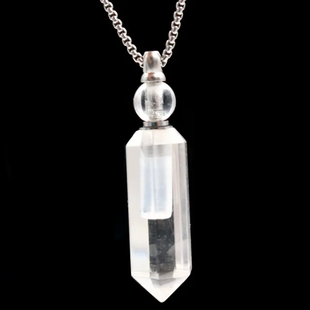 White crystal perfume bottle White - Shop at LoveMi