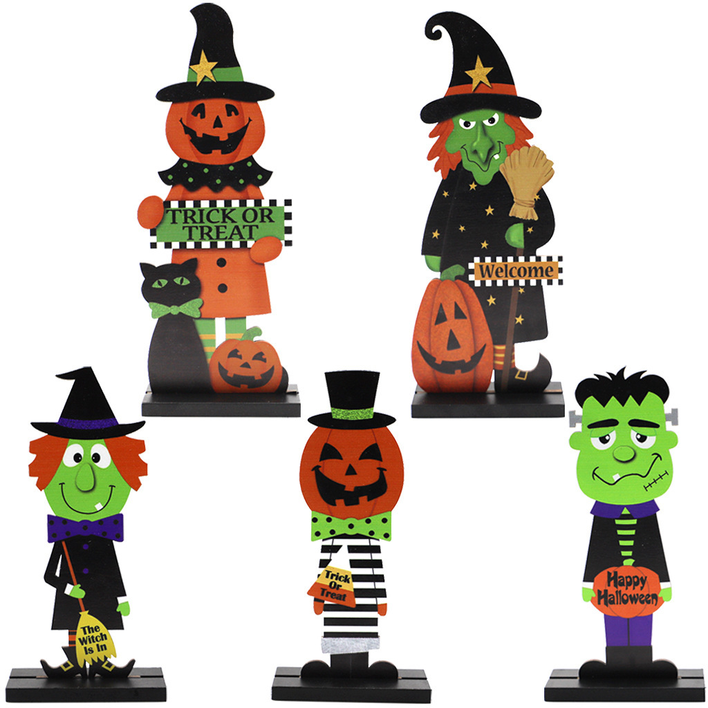 Halloween Pumpkin Man Witch Home Table Decoration (JM02002)