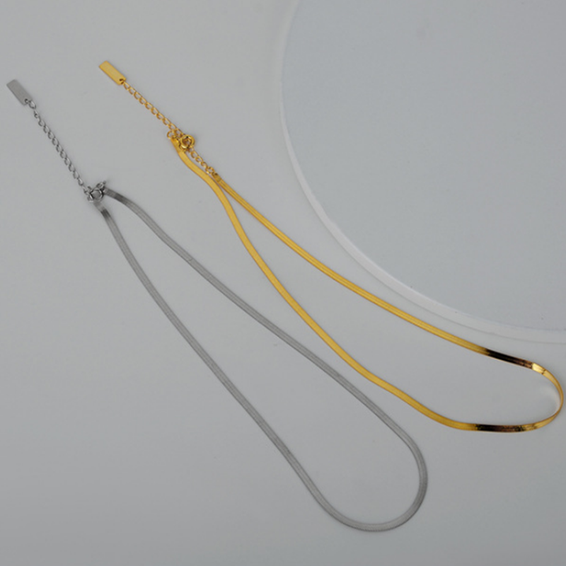 S925 Sterling Silver Glossy Necklace