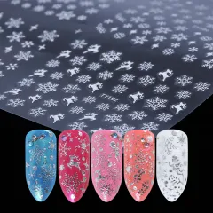Back glue trend nail stick - Silver - View 1