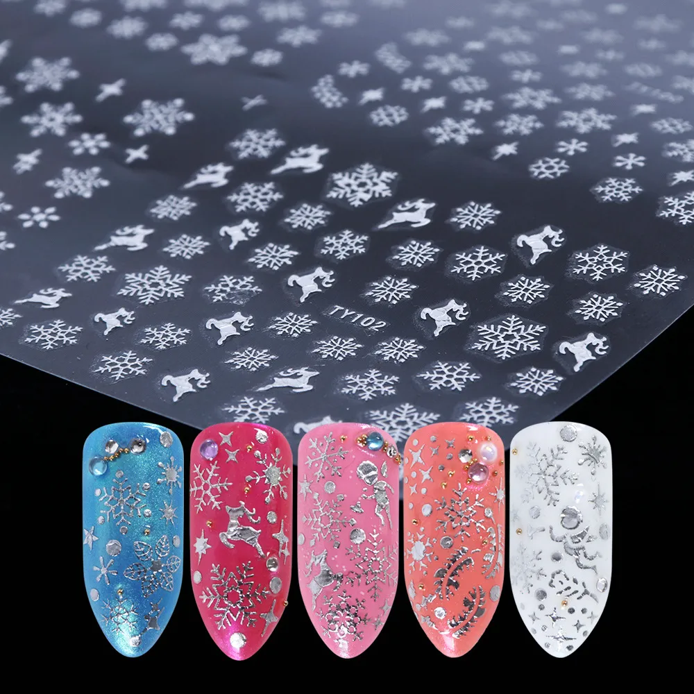 Back glue trend nail stick - Silver