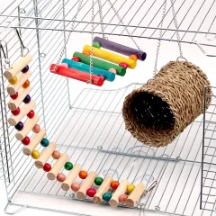 Rat parrot toy swing climbing ladder - 3 Piece Set - View 1