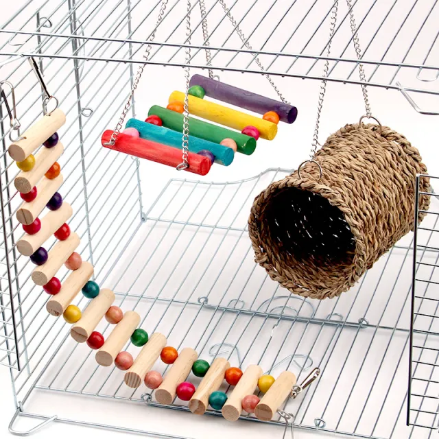 Rat parrot toy swing climbing ladder 3 Piece Set - Shop at LoveMi