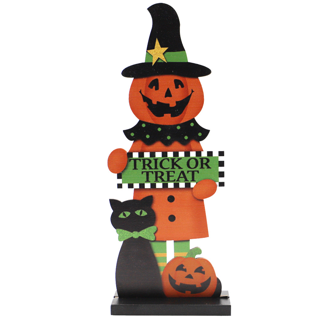 Halloween Pumpkin Man Witch Home Table Decoration (JM02002)