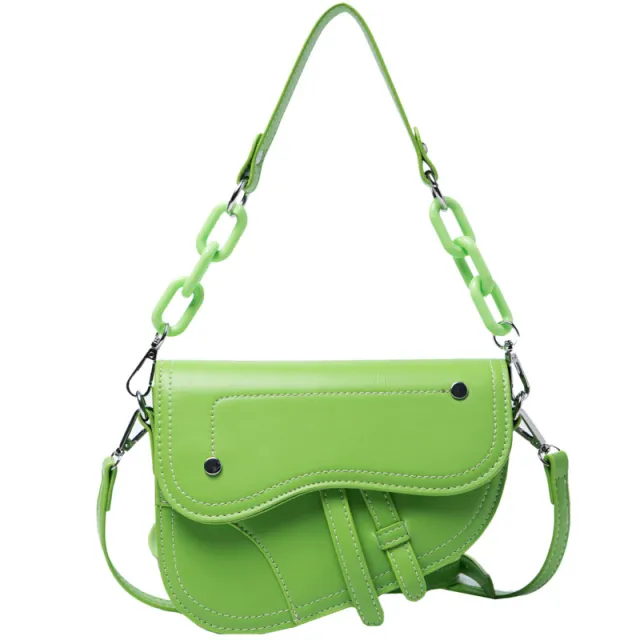 One shoulder high end crossbody bag Green - Shop at LoveMi
