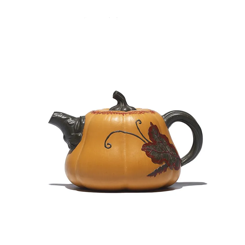 dark-red enameled pottery teapot - Style 2