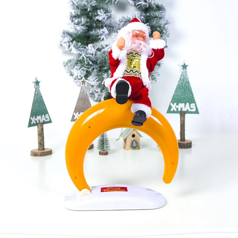 Electric dancing christmas music old man - Santa Claus