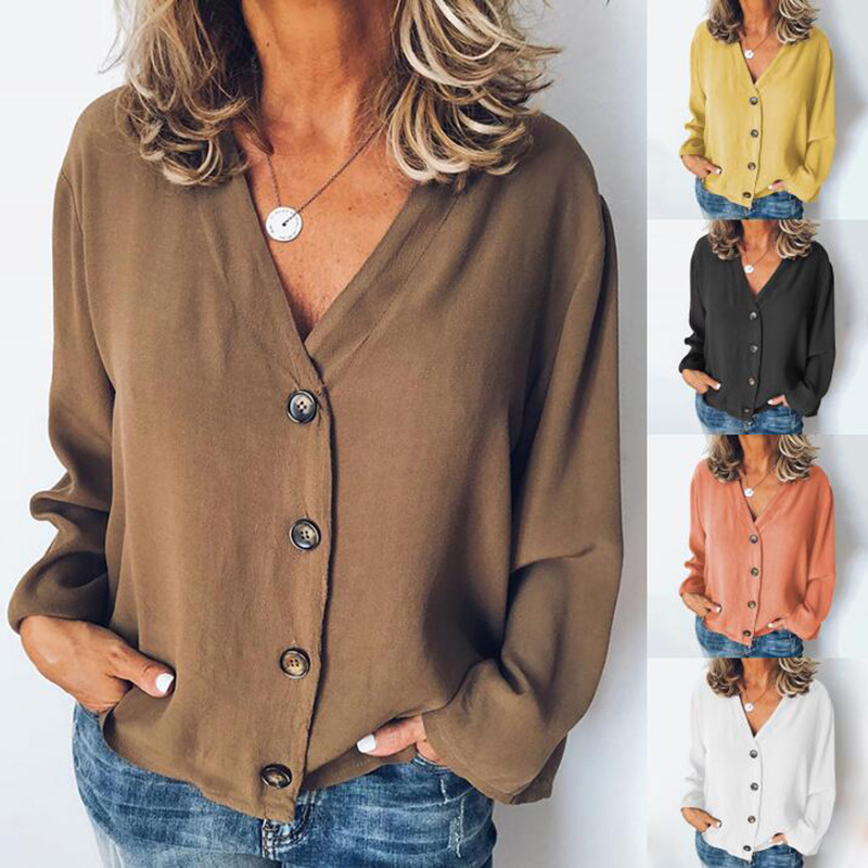 Long sleeve chiffon shirt