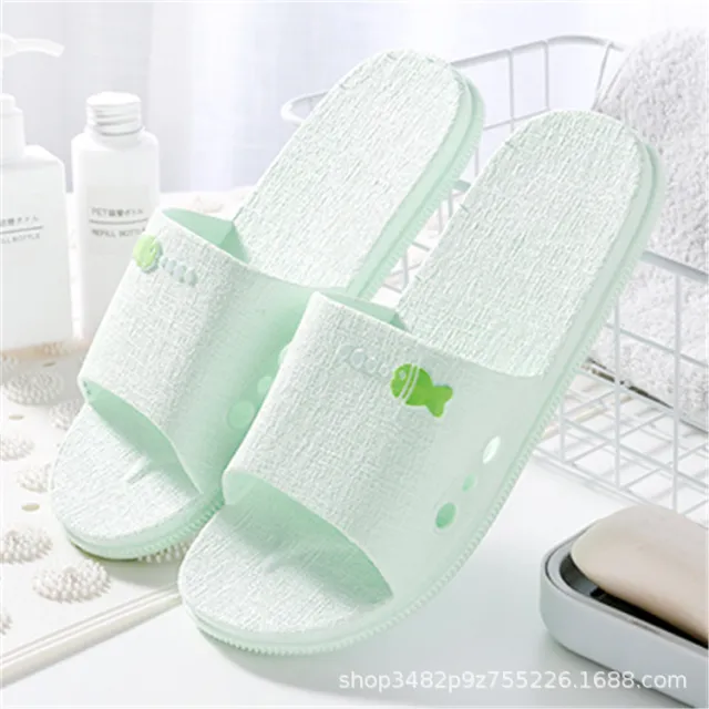 Summer indoor home sandals and slippers Green - Shop at LoveMi