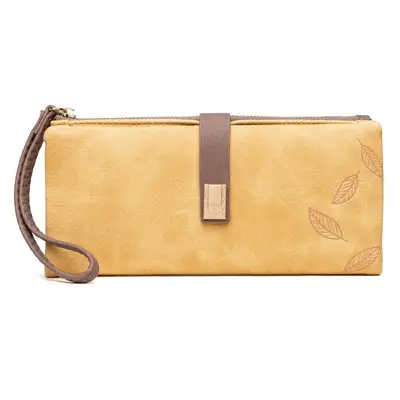 Women's handbag with buckle and zipper