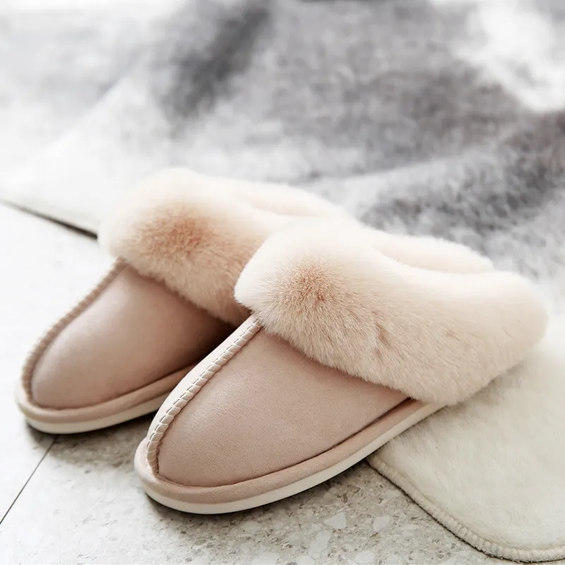 Cotton slippers - Beige