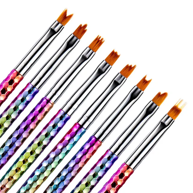 set of painted nail art flower brush petal pen Photo Color - Shop at LoveMi