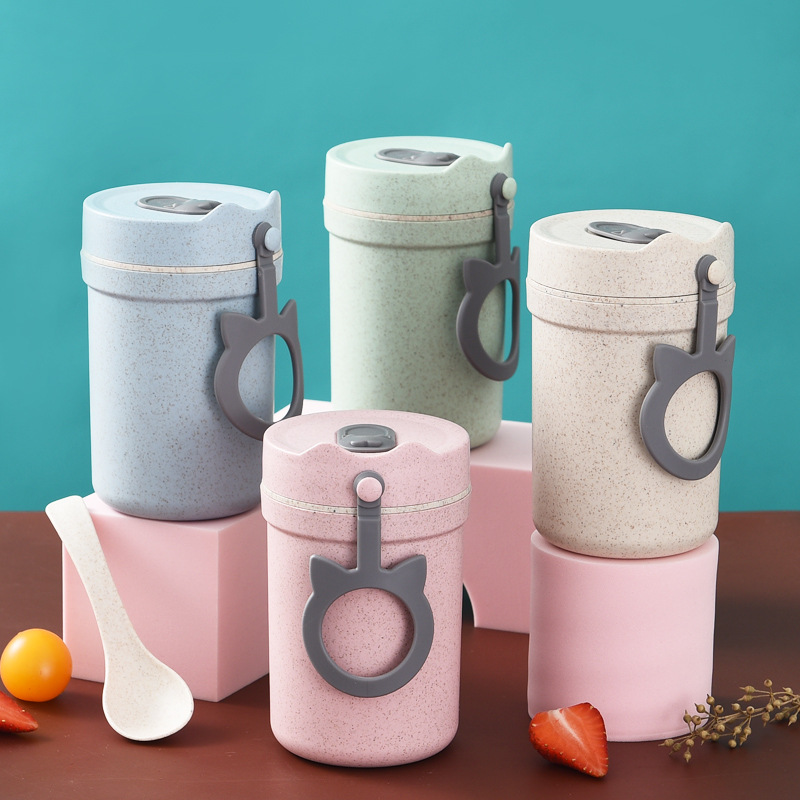 Wheat straw bento box