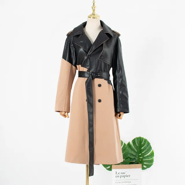 Color matching dust coat Black - Shop at LoveMi