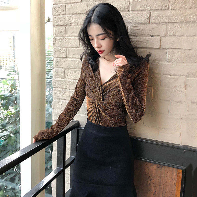 Sexy V-neck T-shirt top