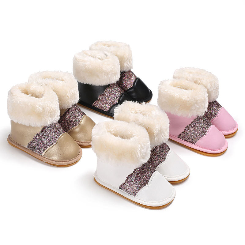 0-1 Year old beef tendon rubber sole non-slip shoes
